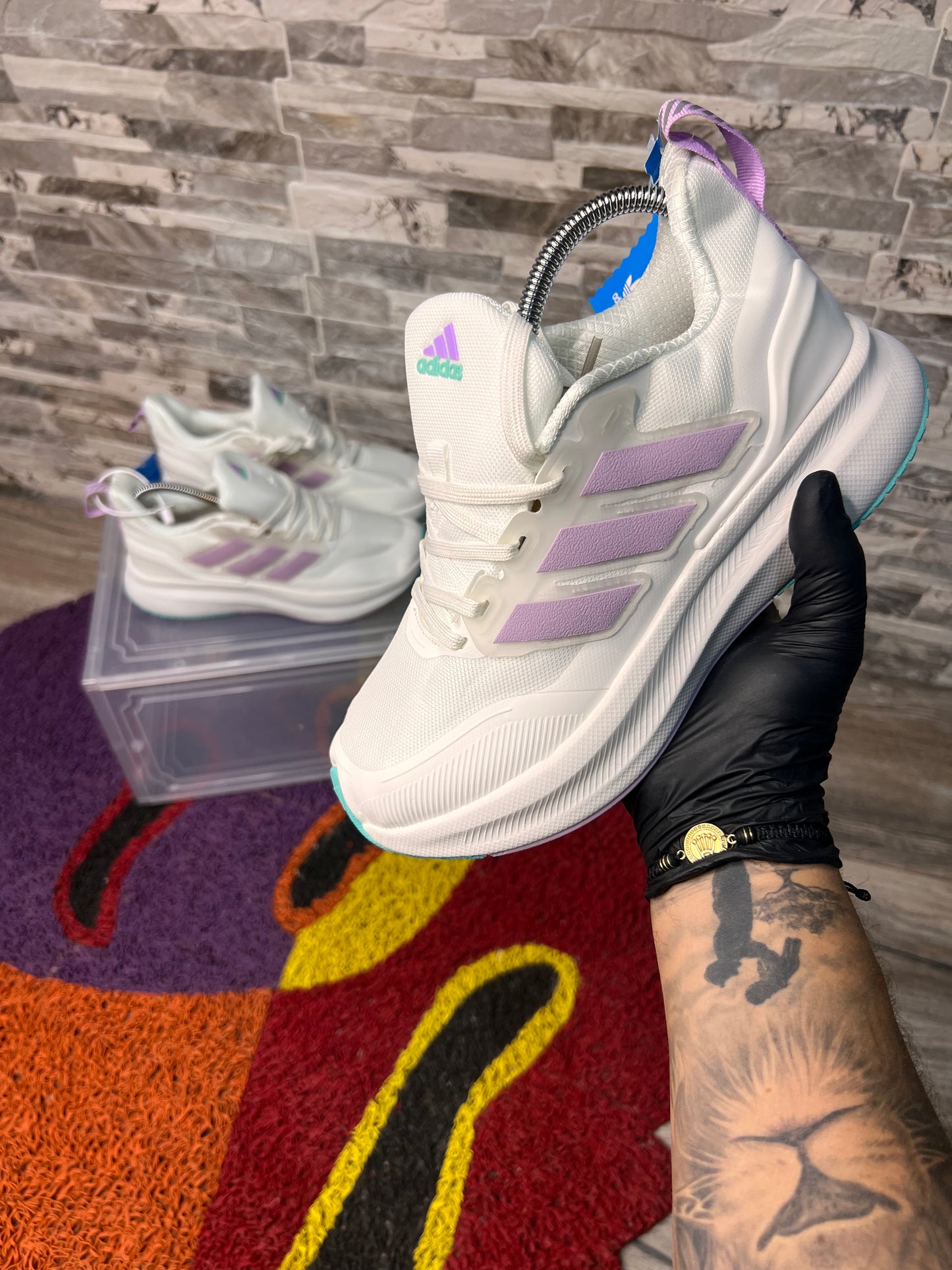 Adidas Ultra boost blanco lila 1.1