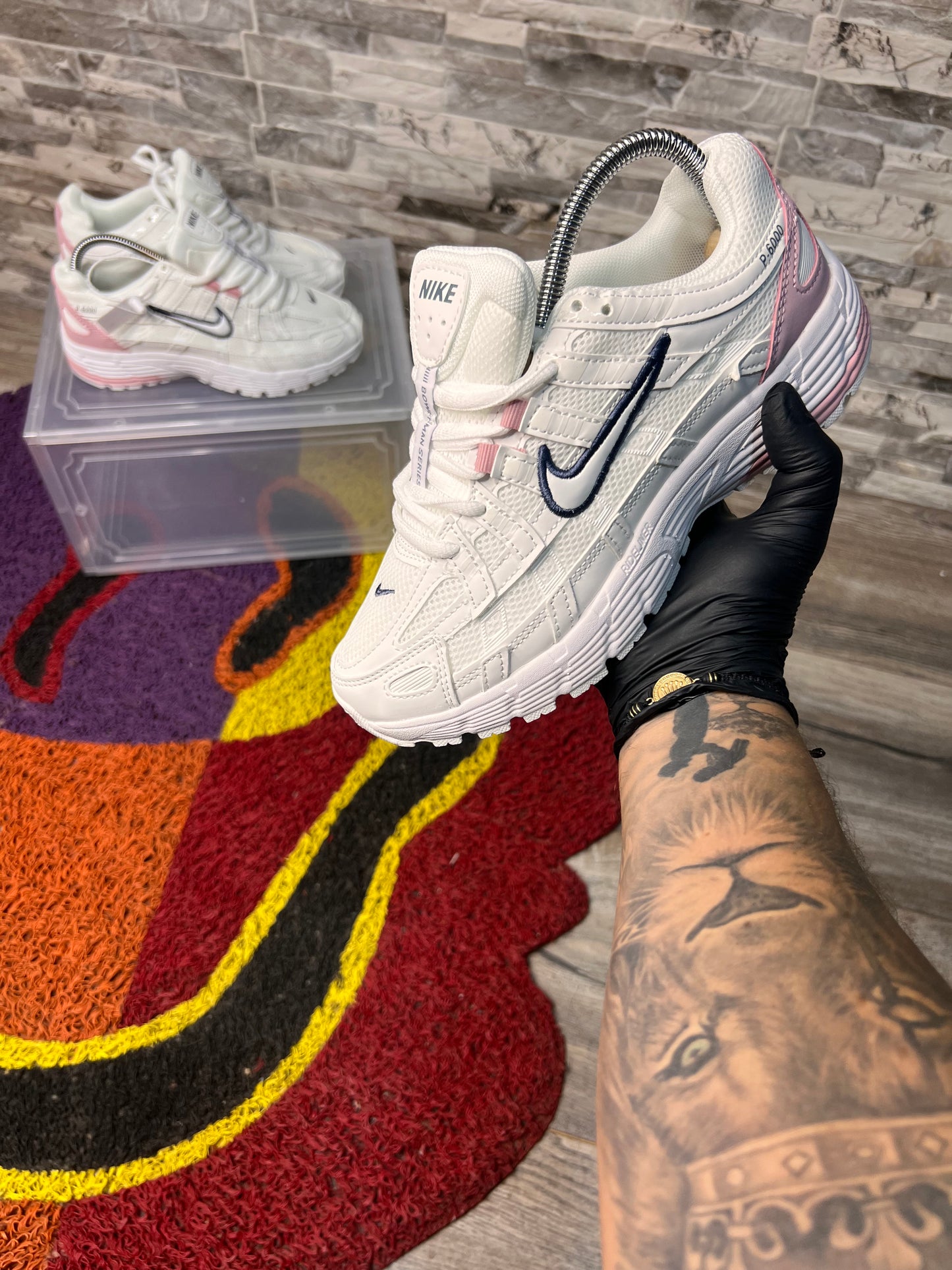P6000 nike rosado blanco 1.1 top