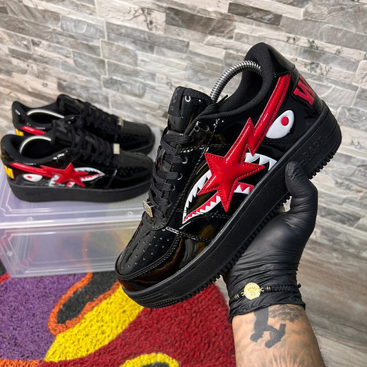 BAPE NEGRO ROJO 1.1
