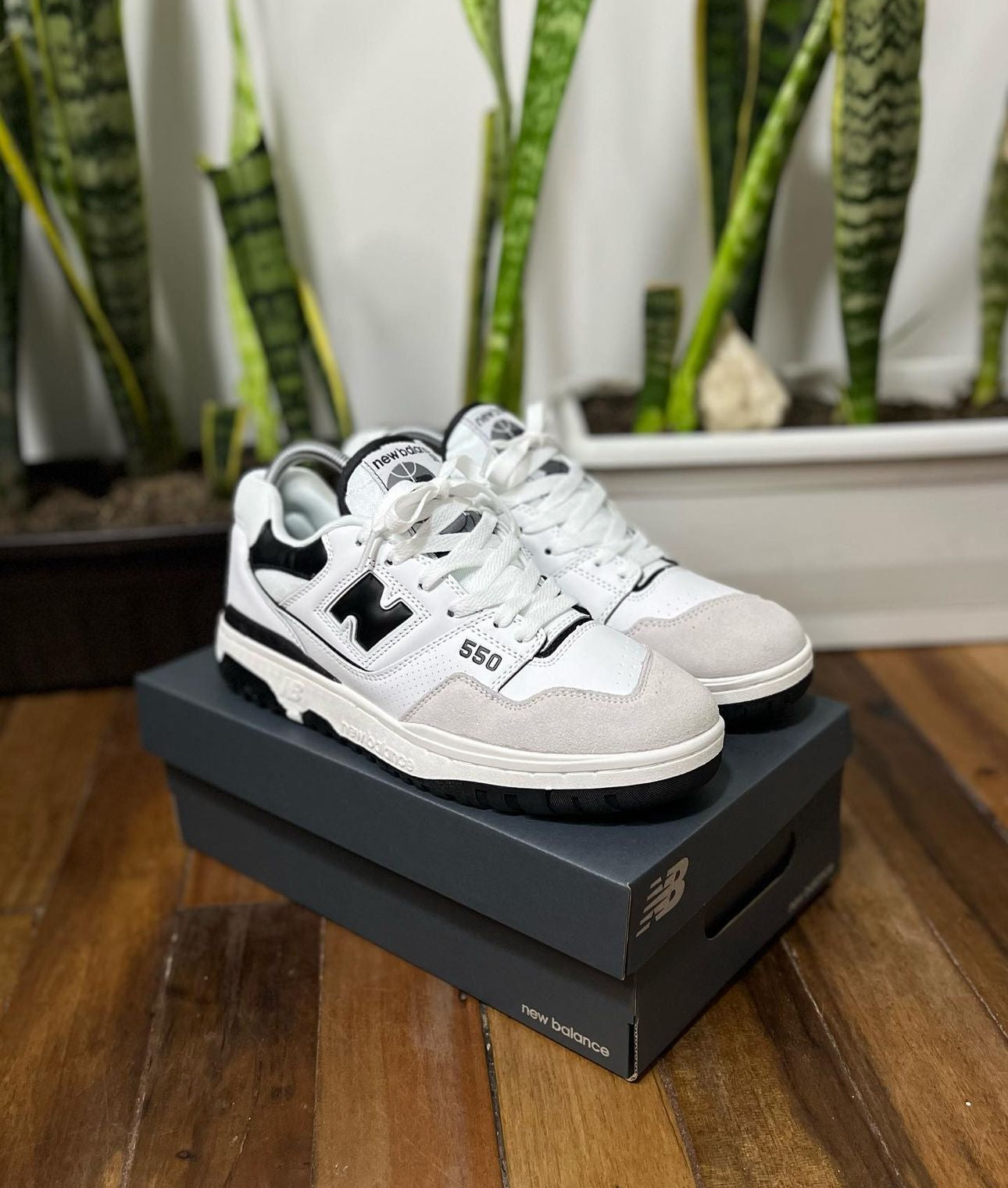 NEW BALANCE 550 BLANCO - NEGRO