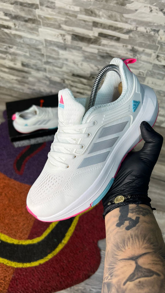 Adidas Vounce Blanca Gris Damas